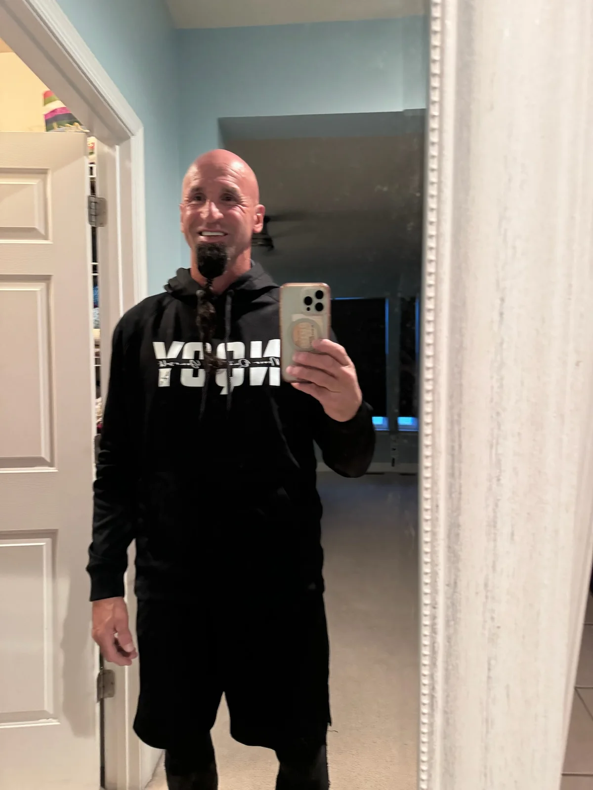 Black on black