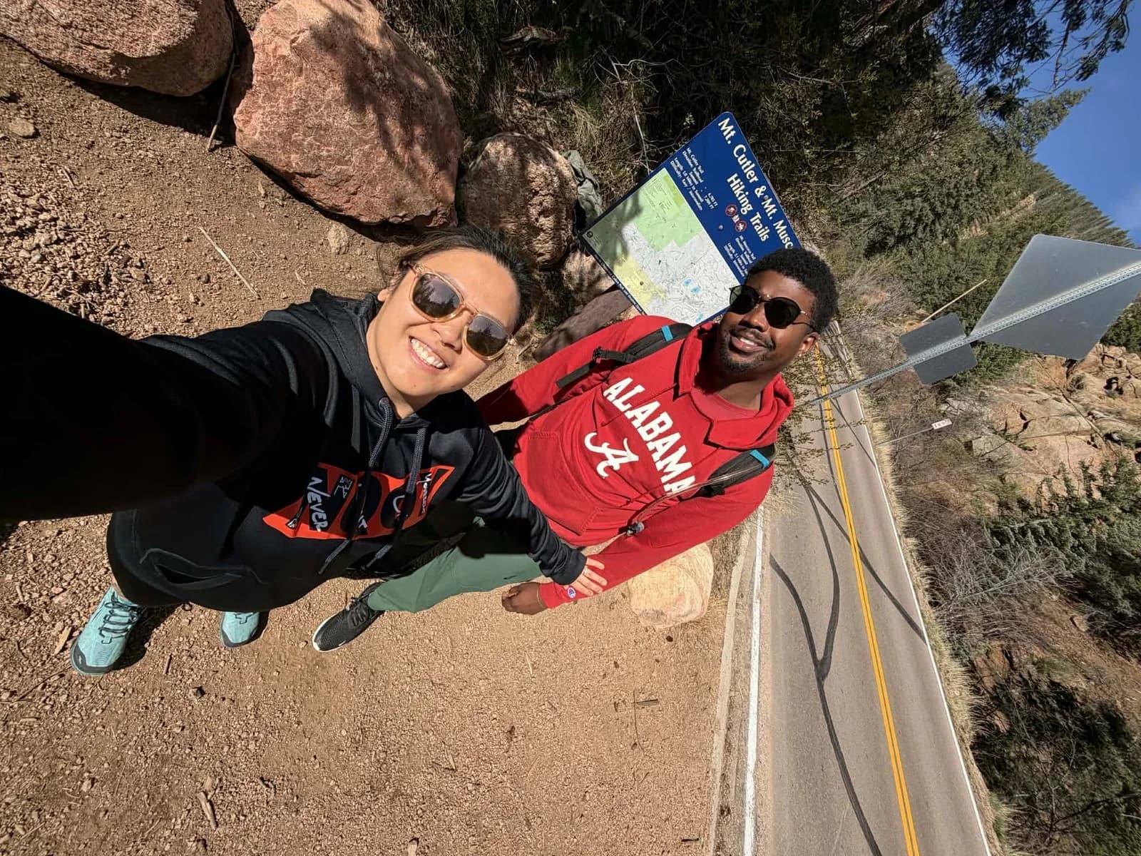 Up the canyon