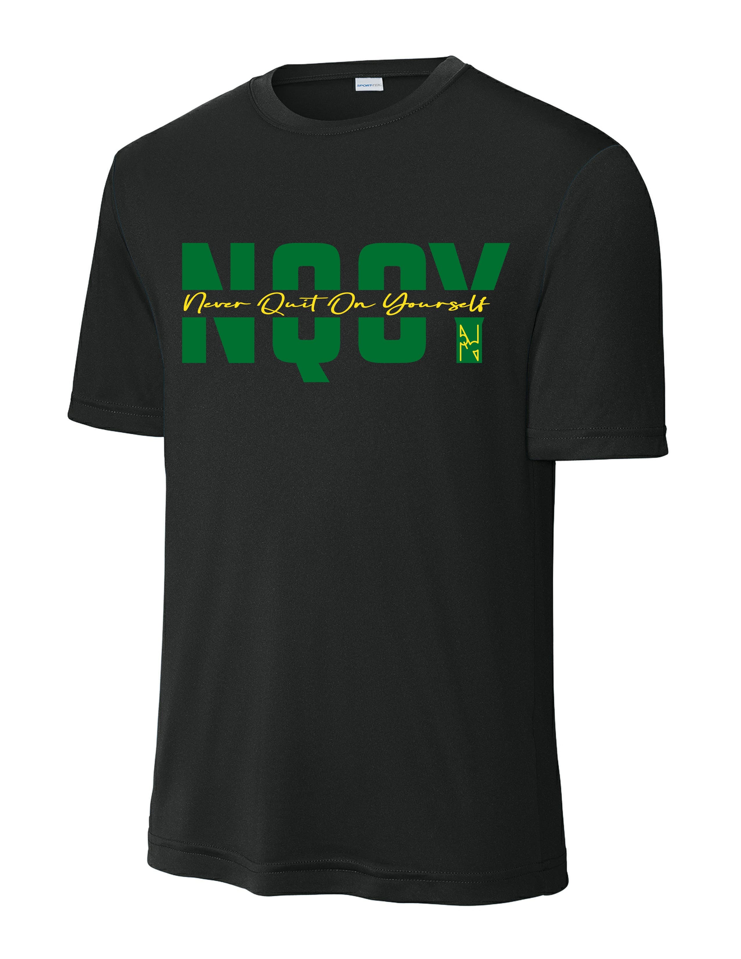 NQOY OG design on a black tee